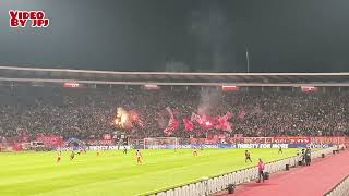 Red Star Belgrade  Manchester City 23  131223  Choreo amp Support [upl. by Pablo]