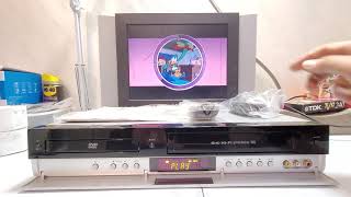 VIDEOREGISTRATORE VHS DVD PLAYER LG V190 6 TESTINE STEREO HIFI NUOVO IMMACOLATO COMPLETO DI TUTTO [upl. by Xanthe]