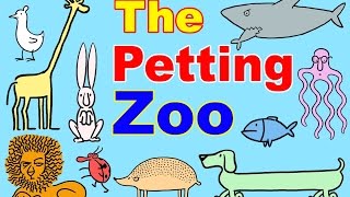 Petting Zoo Cartoon w Farm Animals for Toddlers Learn Animals amp English  Kids Learning [upl. by Harriot]