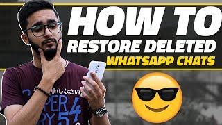 How to Restore Deleted WhatsApp Messages on Your Smartphone [upl. by Enelyaj850]