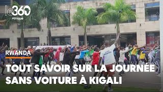 Jogging vélo santé voici à quoi ressemble une journée sans voitures à Kigali [upl. by Lemart]