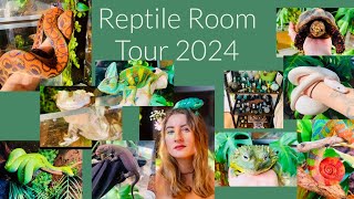 Reptile Room Tour 2024 [upl. by Branham]