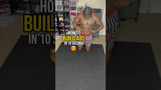 How to build abs in 10 seconds🤯 fitness subscribe abs coreworkout absworkout [upl. by Mellette]