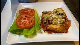 Red Chili Meat Enchilada Casserole [upl. by Ellata]