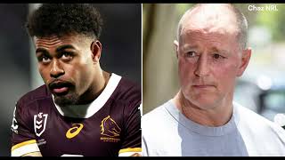 Michael Maguire confirms Ezra Mams Brisbane Broncos future after police charges [upl. by Hashim119]