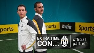 Extra time con i difensori della Juventus Bonucci e Lichtsteiner [upl. by Eilah195]