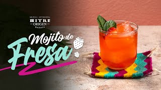 🍹CÓCTELES FÁCILES con Mezcal Mitre Origen MOJITO de FRESA 🍓 [upl. by Clea617]