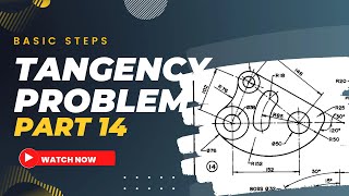 TANGENCY problems in technical drawing  engineering drawing [upl. by Nnylyam]