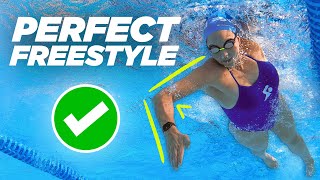 How to Swim PERFECT Freestyle [upl. by Barber]