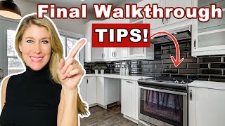 Final Walkthrough Tips BEFORE you close on a House [upl. by Evan]