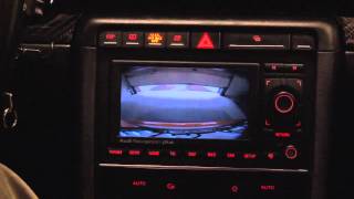 ECS Tuning Audi B7 RS4 Reverse Camera Kit Demonstration [upl. by Dralliw]