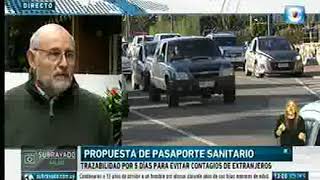 Pasaporte sanitario para los turistas que ingresen al país  Entrevista CAMTUR en CANAL 10 parte II [upl. by Trahern]