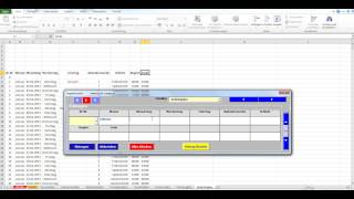 Datenbanken in Excel aus flexibler Eingabemaske mit Datentypen  Zuweisung erstellen Schichtplan [upl. by Leilani]