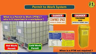 What is Work Permit System  Types of Permit To Work  Why PTW are necessary [upl. by Jabez]