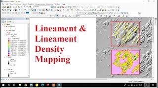 Lineament and Lineament Density Map Preparation in Arc GIS [upl. by Kano]