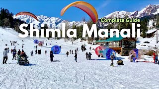 Shimla Manali Tour Complete Guide  Shimla Trip  Manali Trip  Shimla Manali Package [upl. by Aratahc]