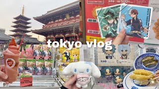 japan vlog ⛩️🍣 akihabara anime merch amp figures tokyo skytree ikebukuro asakusa lots of eating [upl. by Hiltan963]