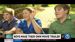 GREAT KIDS Boys make their own movie trailer [upl. by Peppie140]