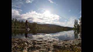 Fly fishing in Arjeplog [upl. by Tasha]