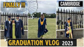 My Graduation Vlog  University Graduation 2023  Cambridge UK [upl. by Kendre657]