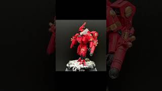 Warhammer Farsight Enclave Commander in Enforcer Battlesuit warhammer40k farsight enforcer [upl. by Nert]