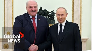 quotApocalypsequot Lukashenko warns Russian nuclear weapons deployed in Belarus [upl. by Maril]