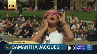 Indiana experiences totality from 2024 total solar eclipse [upl. by Kathie]