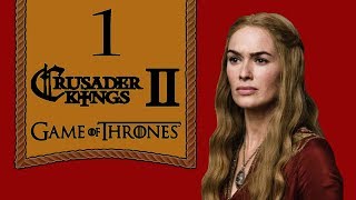 Cersei Lannister  A Game of Thrones Mod Lets Play  1 CK2 [upl. by Kippy766]