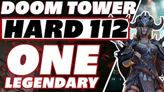 DT hard 112 one lego Kantra EASY Raid Shadow Legends Doom tower 112 guide [upl. by Medardas156]