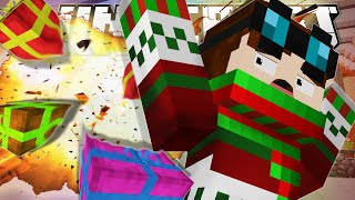 Minecraft  BLEW UP SANTAS SLEIGH  Xmas Accident Custom Map [upl. by Niwrud]