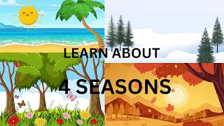 4 seasons for kids Learn about seasons 4 seasons for toddlers [upl. by Templa524]