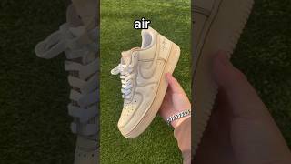 HOW TO LACE YOUR AIR FORCE 1’s IN TWO DIFFERENT WAYS sneaker shoes [upl. by Noyrb]