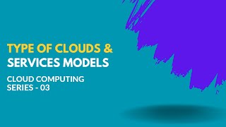 SBI AMSystem Exam 2024  Type of clouds and service models  Cloud computing series  03 [upl. by Dahsraf]