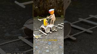 Diy kreatif robot kereta tambang yang unik dari barang bekas diy creative toys unik tutorial [upl. by Kimberlyn716]