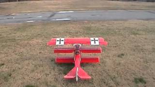 Great Planes Fokker Dr1 60 size RC  The Fokker Scourge [upl. by Voe]