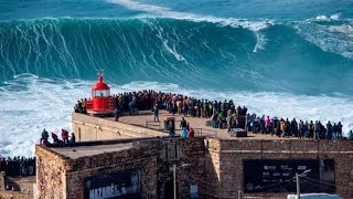 foi ver as ondas de Nazaré [upl. by Flodur]