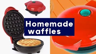 How to make Waffles At Home [upl. by Elletnahs852]