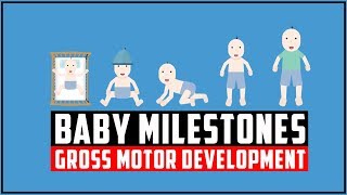 Child development stages  Baby milestones of Gross motor development [upl. by Atter550]