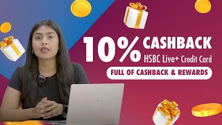 New Launch HSBC Live Credit Card Detailed Review  10 Cashback  Lounge Benefits [upl. by Arias35]