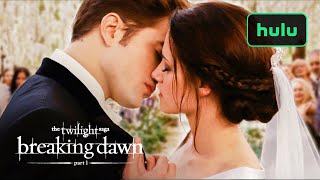 Edward amp Bellas Wedding  Twilight Breaking Dawn Part 1  Hulu [upl. by Lamar]