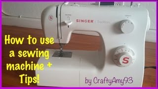 How to use a sewing machine  Sewing Tips Easy for Beginners [upl. by Giulio]