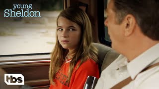 Missy Got Her First Period Clip  Young Sheldon  TBS [upl. by Ayarahs]