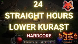 24 STRAIGHT HOURS OF LOWER KURAST  D2R resurrected [upl. by Ferullo]