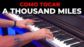 Como tocar A Thousand Miles no Teclado Fácil e Bonita [upl. by Bigod523]