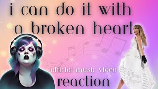 REACTING TO TAYLOR SWIFT  I CAN DO IT WITH A BROKEN HEART MUSIC VIDEO REACTION [upl. by Eceer]