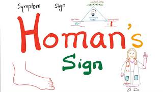 Homans Sign  Deep Vein Thrombosis DVT  Internal Medicine  Physical Exam [upl. by Nossila]