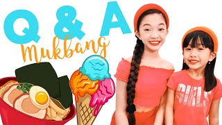 Q amp A with KAYCEE amp RACHEL MUKBANG EDITION  Kaycee amp Rachel In WONDERLAND FAMILY [upl. by Erialb]