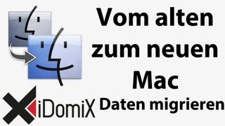 Vom alten zum neuen Mac Daten migrieren Benutzer kopieren Migrationsassistent [upl. by Notnel]