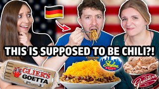 Germans Try CINCINNATI FOODS for the First Time  Feli from Germany [upl. by Valonia]