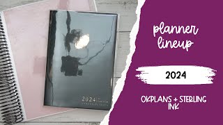 My 2024 Planner Lineup  Sterling Ink B6 Common Planner and OKPLANS Memory Planner [upl. by Esilegna]